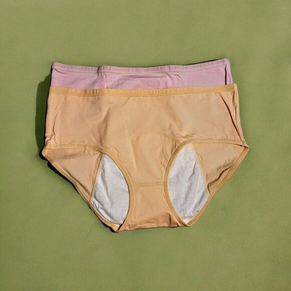 High Cut Panties Women's Size XL (14-16) Peach Pink Gift Teen Stretch Comfort - Picture 4 of 7